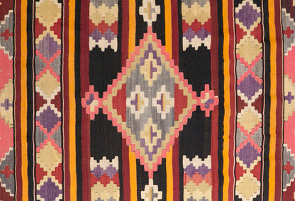 Handwoven Vintage Turkish Runner, 2.8 x 13.1 ft, 82 x 401 cm