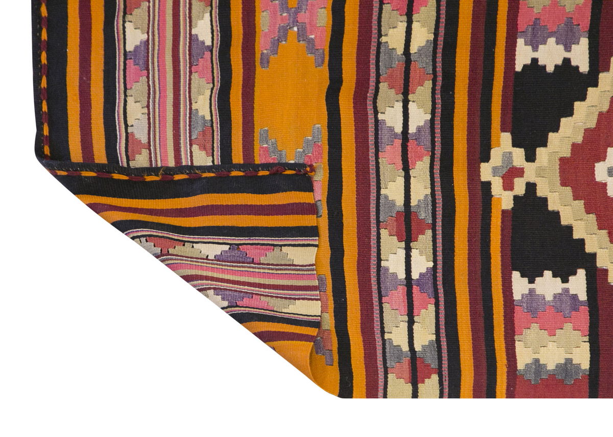 Handwoven Vintage Turkish Runner, 2.8 x 13.1 ft, 82 x 401 cm