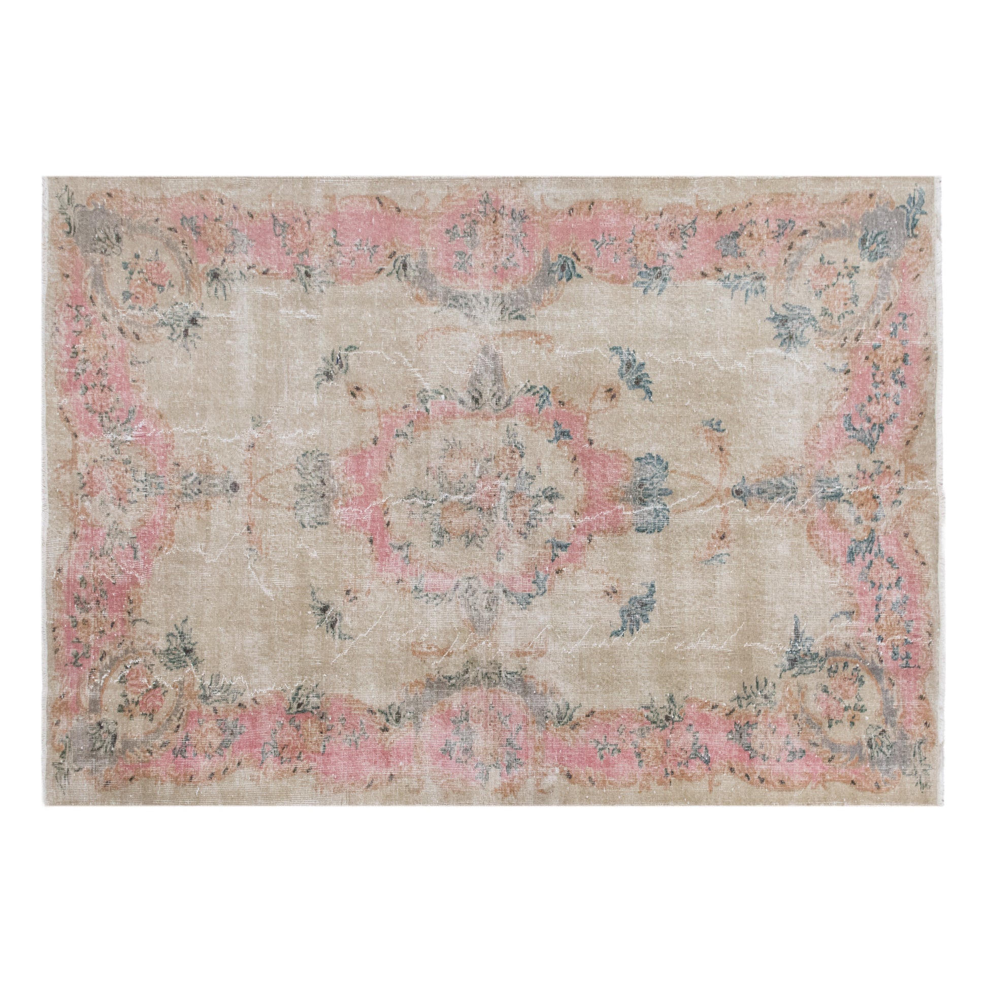 Handwoven Wool, 5.4 x 7.7 ft