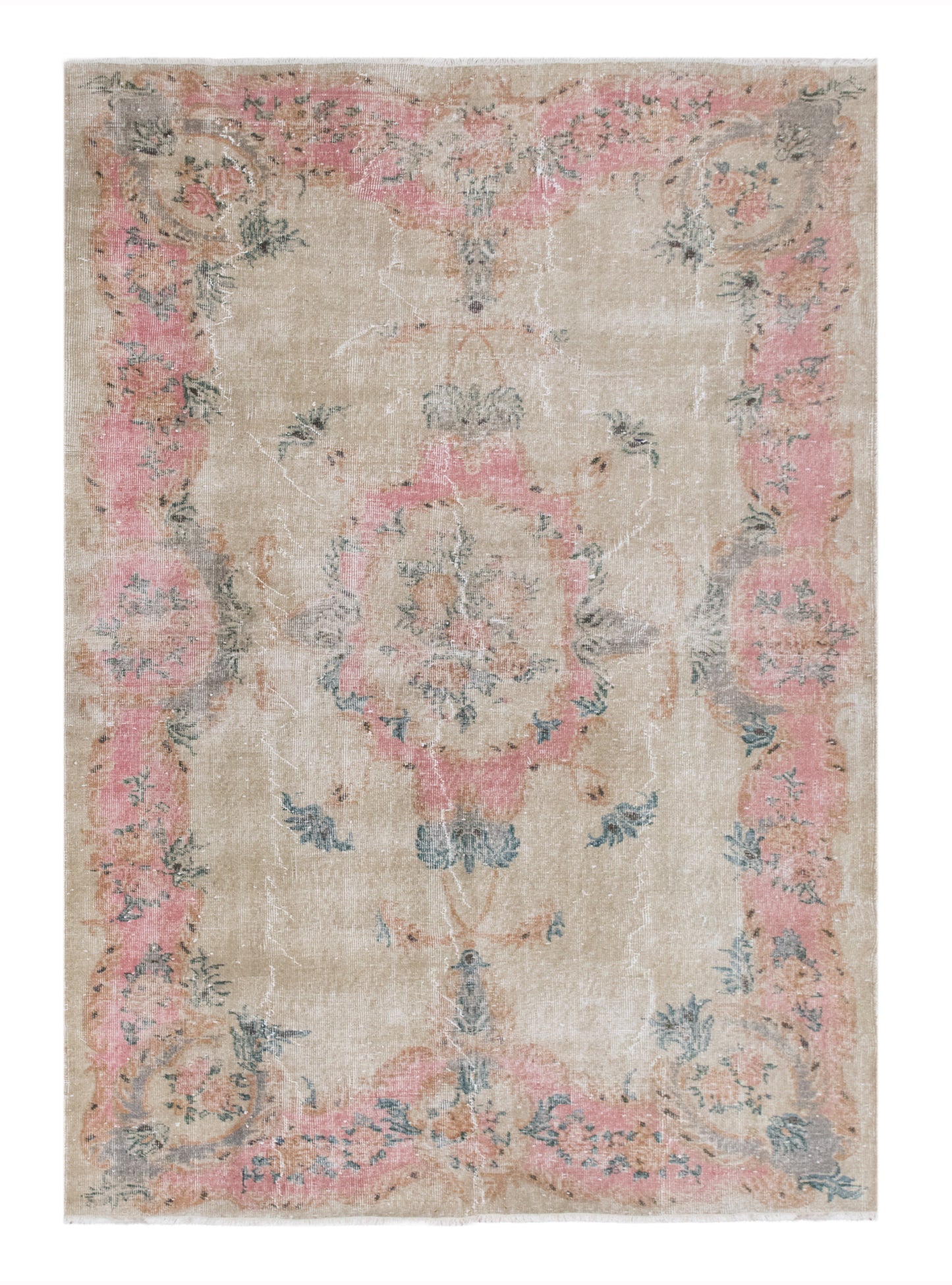 Handwoven Wool, 5.4 x 7.7 ft