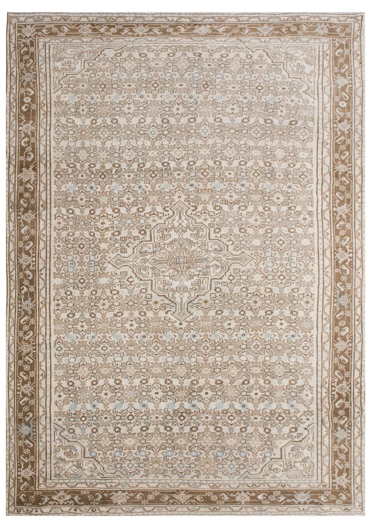 Handwoven Wool Area Rug, 197 x 305 cm / 6'6 x 10 feet