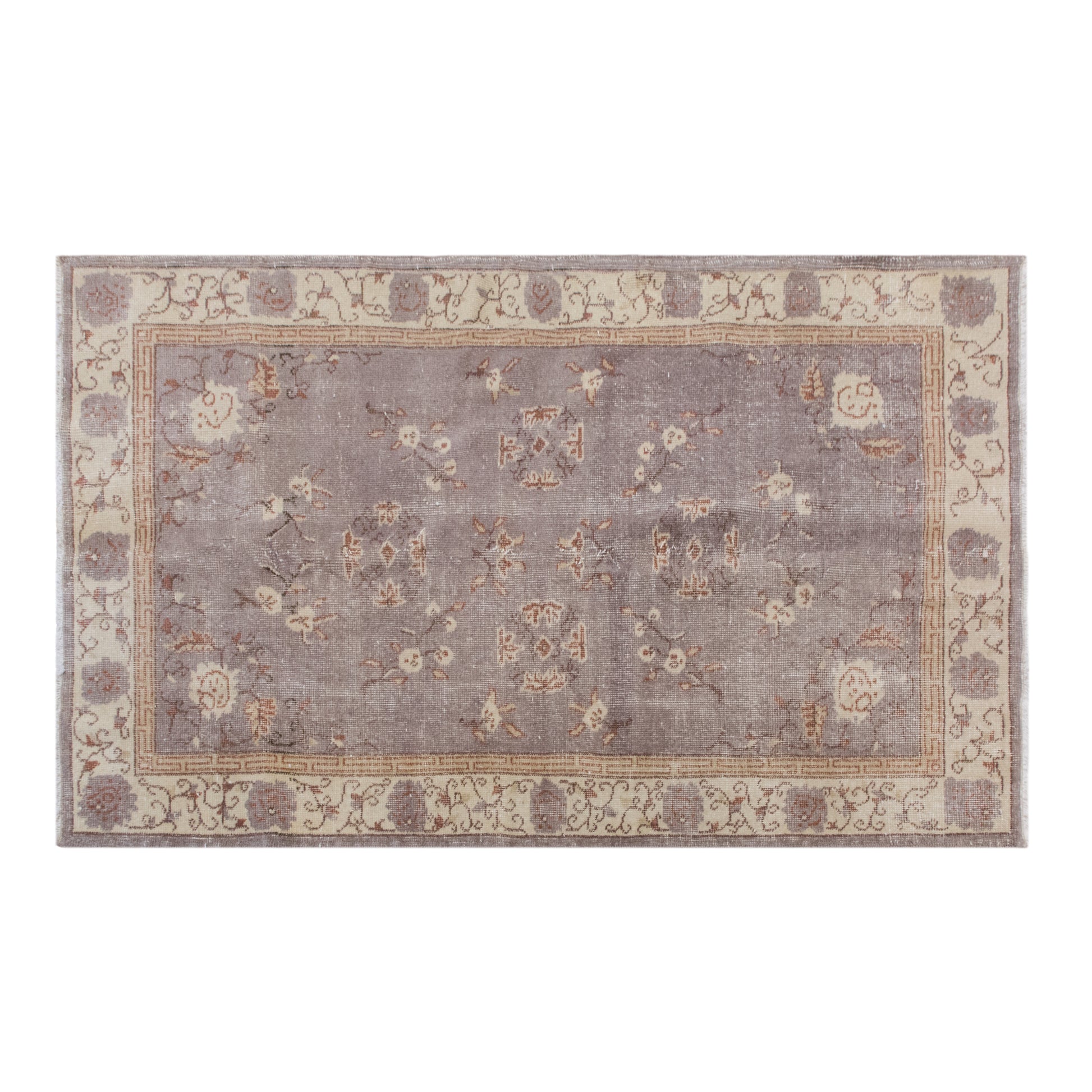 Handwoven Wool Area Rug, 3.8 x 6.6 ft