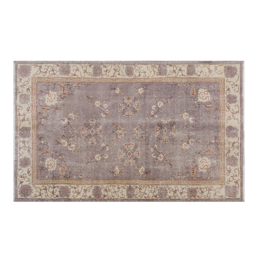 Handwoven Wool Area Rug, 3.8 x 6.6 ft
