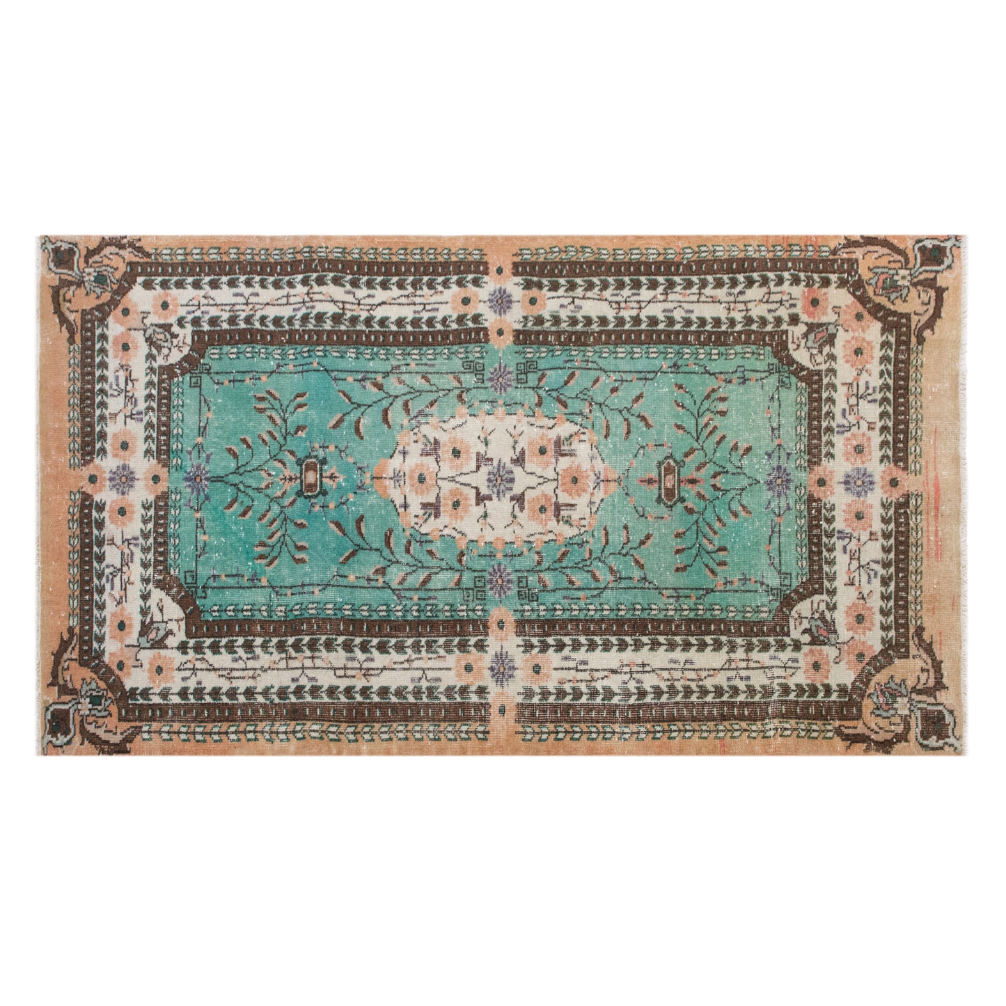 Handwoven Wool Area Rug (3.9 x 6.8 ft)