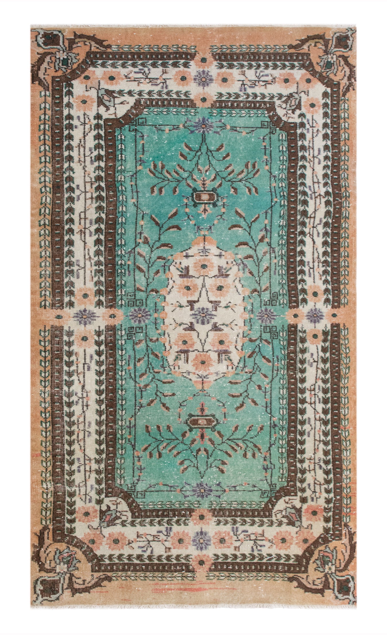 Handwoven Wool Area Rug (3.9 x 6.8 ft)