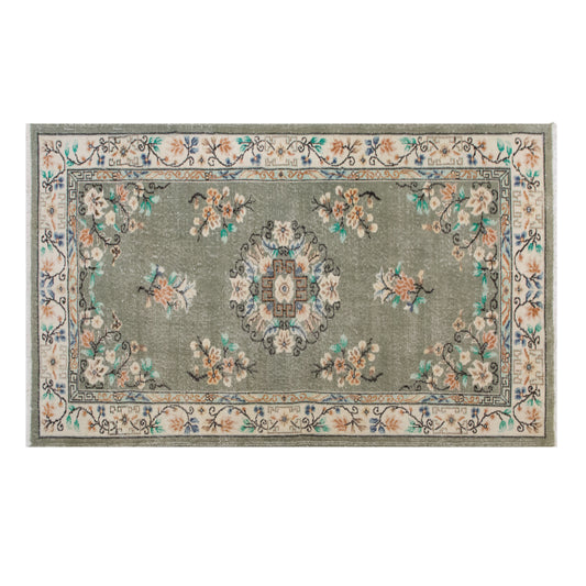 Handwoven Wool Area Rug, 4.1 x 7.5 ft