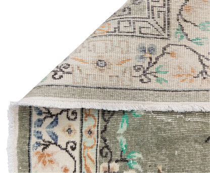 Handwoven Wool Area Rug, 4.1 x 7.5 ft
