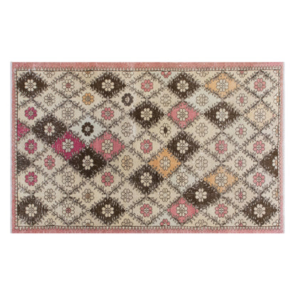 Handwoven Wool Area Rug, 4.3 x 7.4 ft