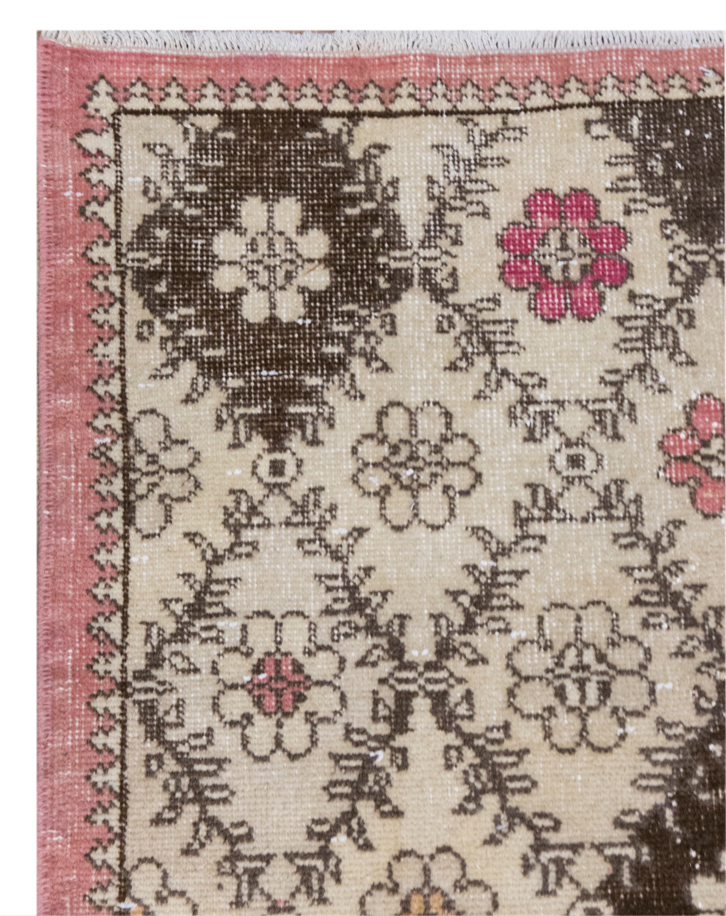 Handwoven Wool Area Rug, 4.3 x 7.4 ft