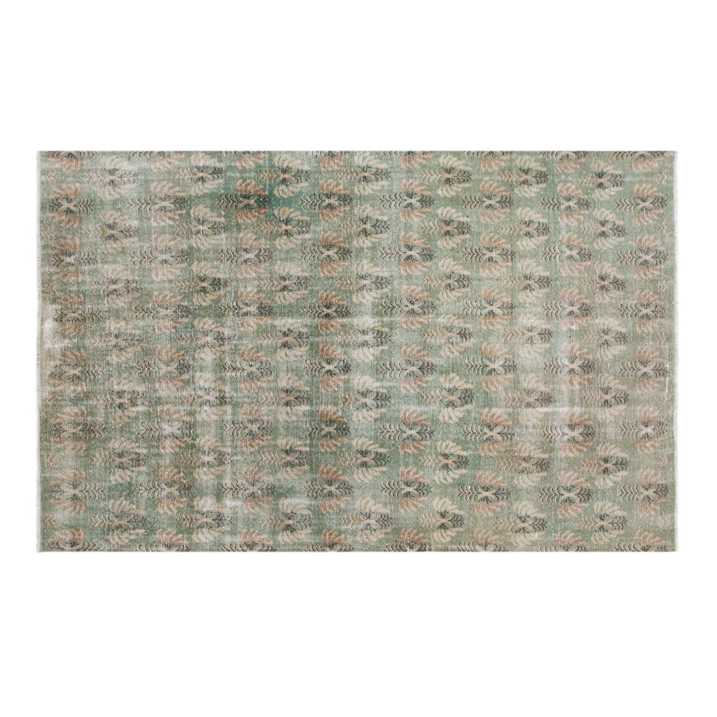 Handwoven Wool Area Rug (6.4 x 10 ft)