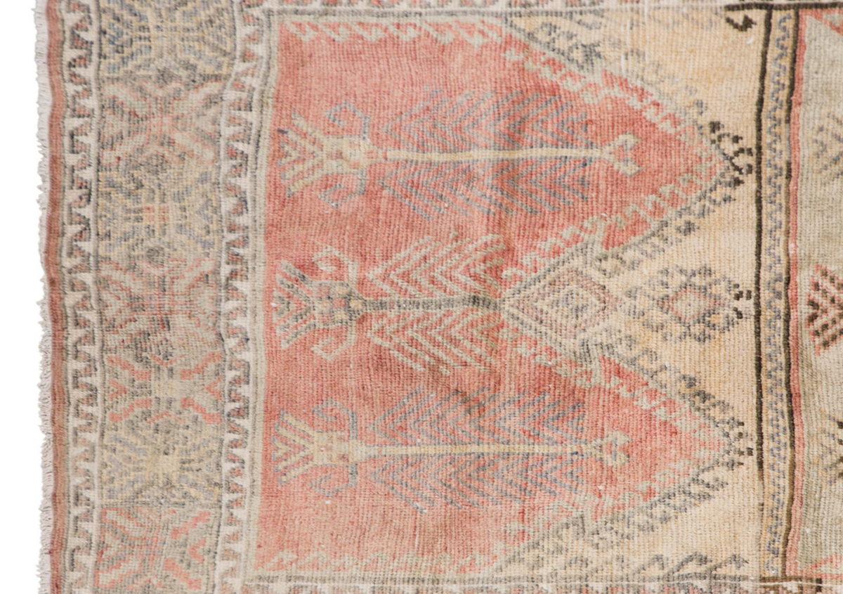 Handwoven Wool Hallway Rug, 4'11" x 13' (150 x 398 cm)