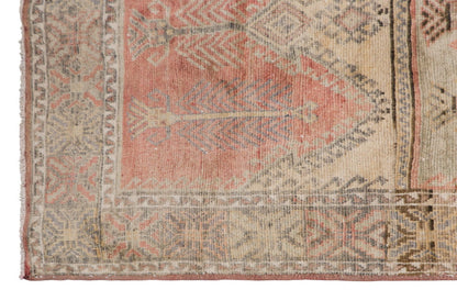 Handwoven Wool Hallway Rug, 4'11" x 13' (150 x 398 cm)