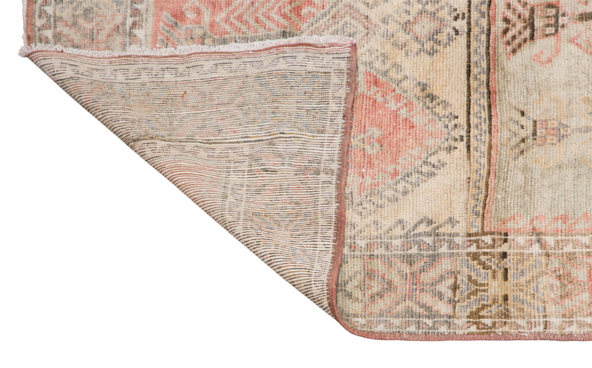 Handwoven Wool Hallway Rug, 4'11" x 13' (150 x 398 cm)