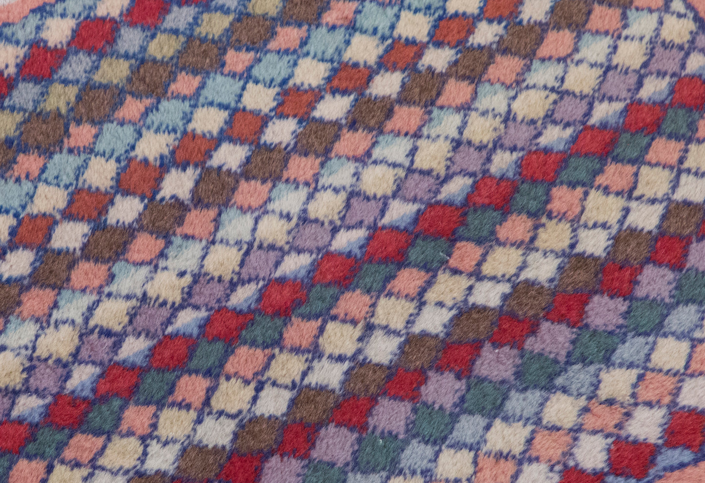 Handwoven Wool Runner, 2'1 x 6'1 feet / 64 x 185 cm