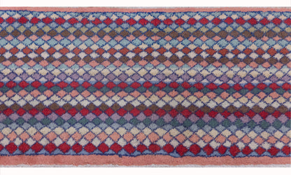 Handwoven Wool Runner, 2'1 x 6'1 feet / 64 x 185 cm