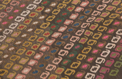 Karabağ Kilim, 60 Years Old, 131 x 222 cm / 4'3 x 7'3 feet