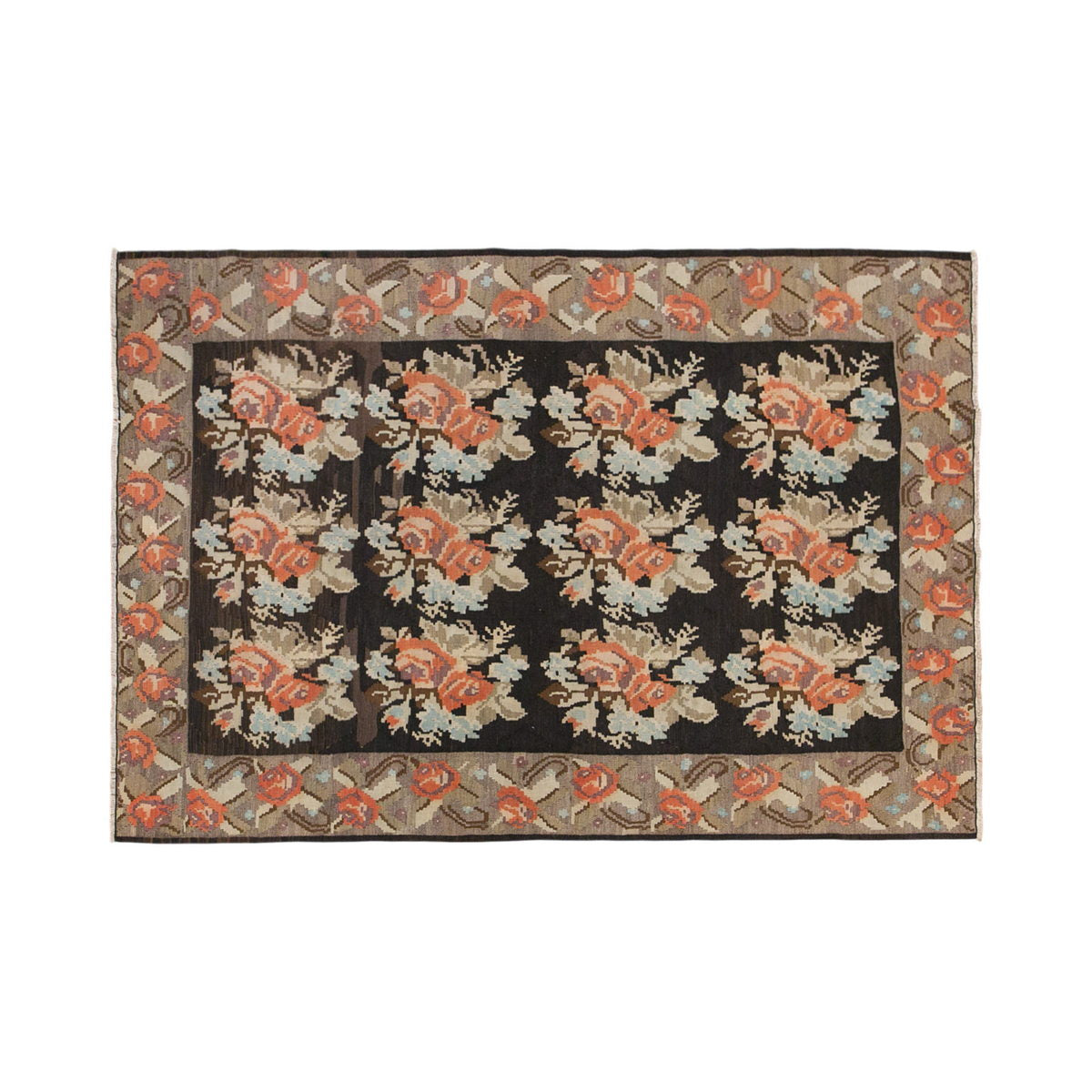 Karabağ Kilim, 70 Years Old, 127 x 190 cm / 4'2 x 6'3 feet