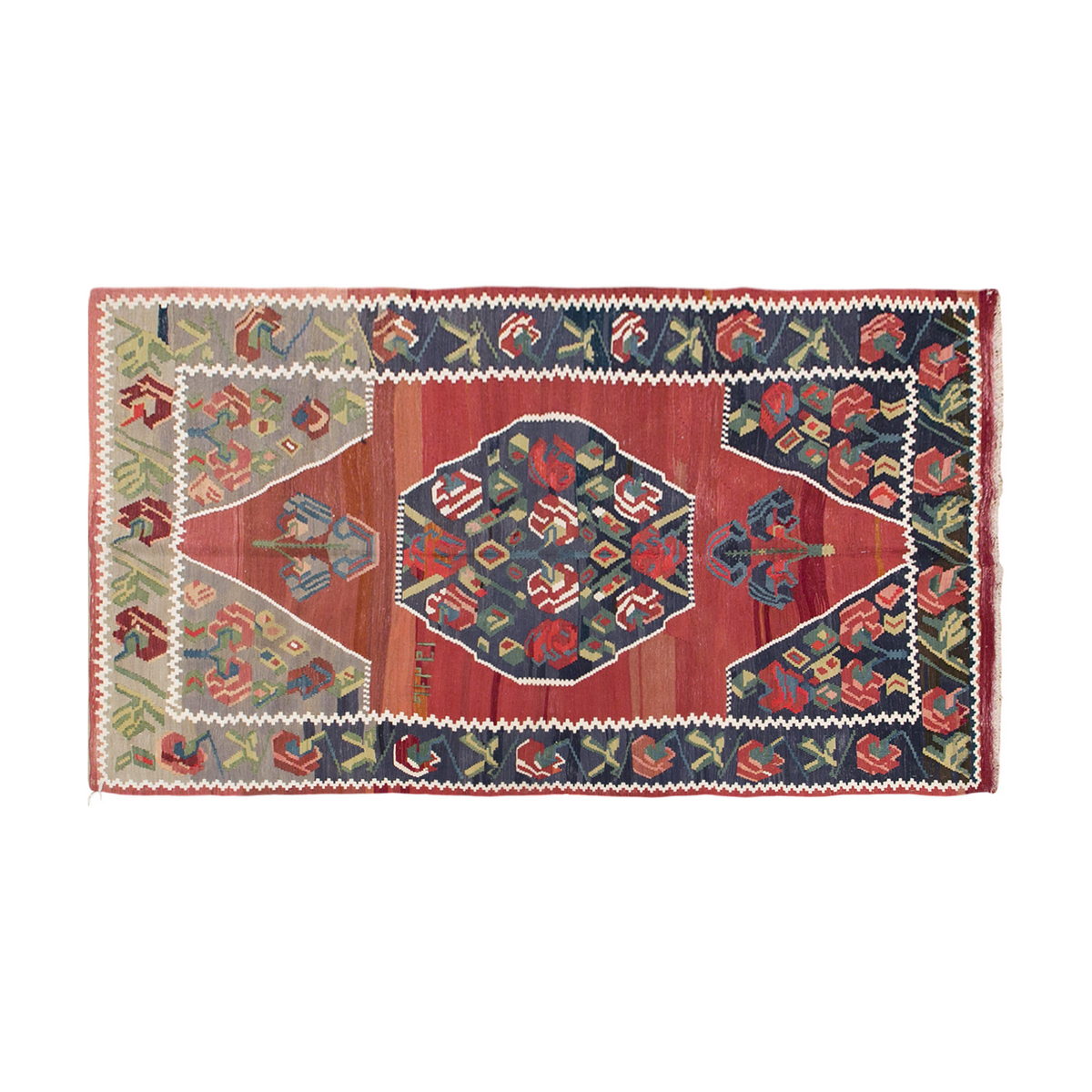 Karabağ Kilim, 70 Years Old, 130 x 260 cm / 4'3 x 8'6 feet