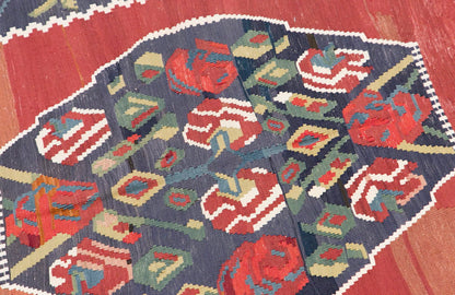 Karabağ Kilim, 70 Years Old, 130 x 260 cm / 4'3 x 8'6 feet