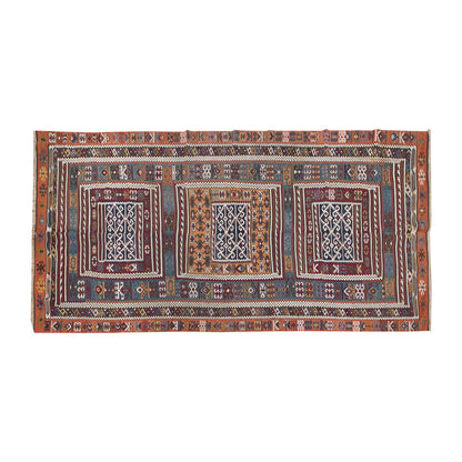 Kilim from Central Turkey, Çorum Area, 167 x 346 cm / 5'6 x 11'4 feet