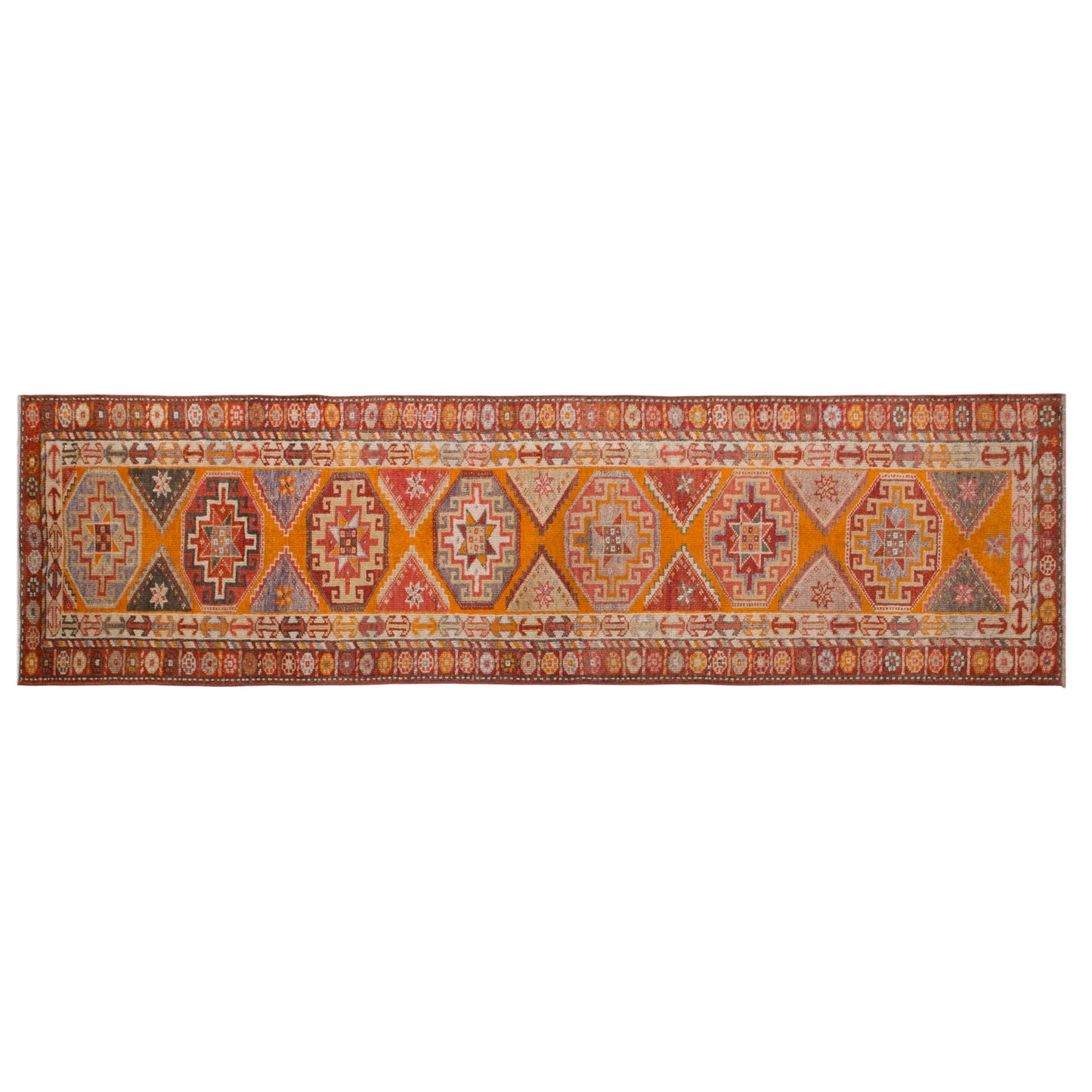 Kind  Kurdish Herki Runner 91x327 cm / 3x10.7 ft