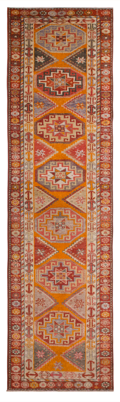 Kind  Kurdish Herki Runner 91x327 cm / 3x10.7 ft