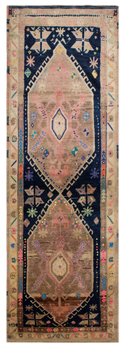Kind Kurdish Herki Runner Runner 93x285 cm / 3x9.4 ft