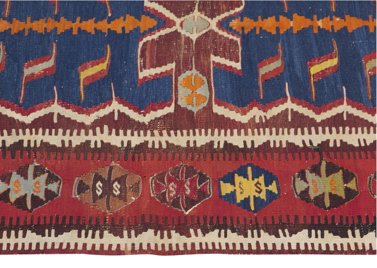 Konya Akviran Runner Kilim, 131 x 403 cm / 4'4 x 13'3 feet