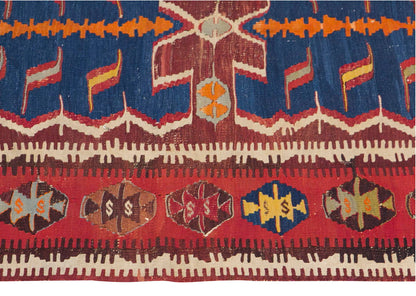 Konya Akviran Runner Kilim, 131 x 403 cm / 4'4 x 13'3 feet