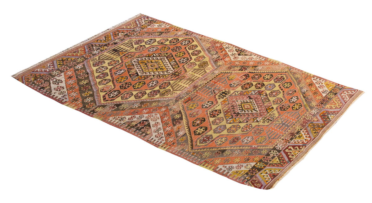 Konya Hotamış Türkmen Rug, 116 x 220 cm, 3.9 x 7.2 ft