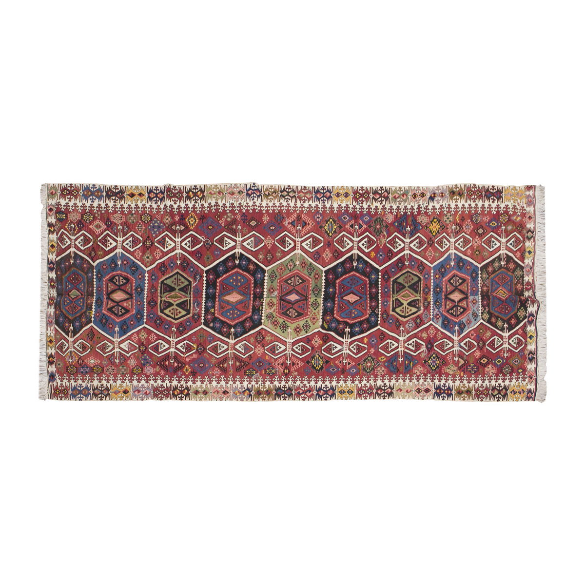 Konya Kilim, 155 x 410 cm / 5'1 x 13'5 feet