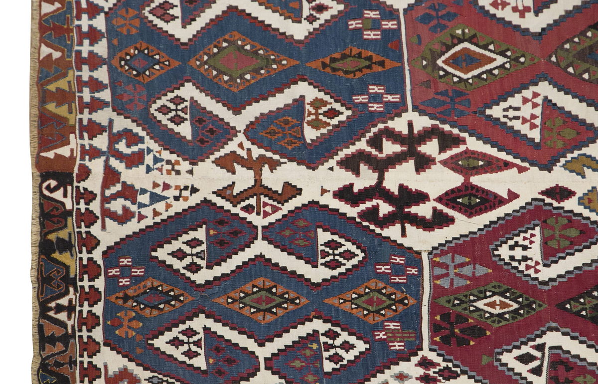 Konya Runner Kilim, 145 x 435 cm / 4'9 x 14'3 feet