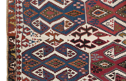 Konya Runner Kilim, 145 x 435 cm / 4'9 x 14'3 feet