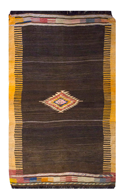 Konya Vintage Kilim, 102 x 186 cm, 3.4 x 6.1 ft