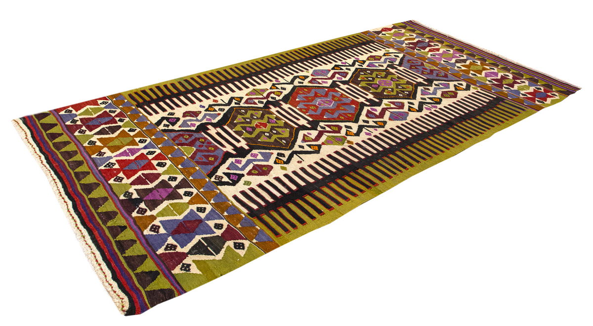 Konya Vintage Rug, 6.7 x 3.2 ft, 203 x 97 cm