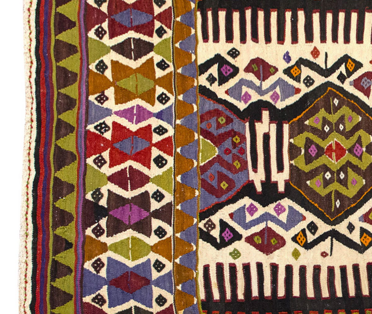 Konya Vintage Rug, 6.7 x 3.2 ft, 203 x 97 cm
