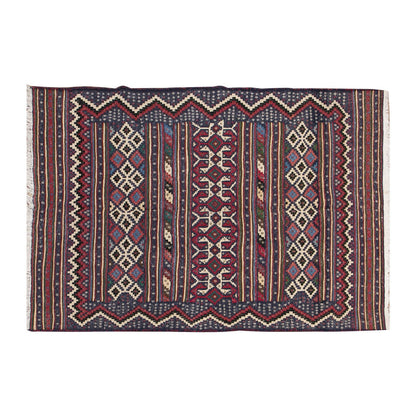 Kurdish Hakkari Kilim, 160 x 235 cm, 5'3 x 7'9 feet