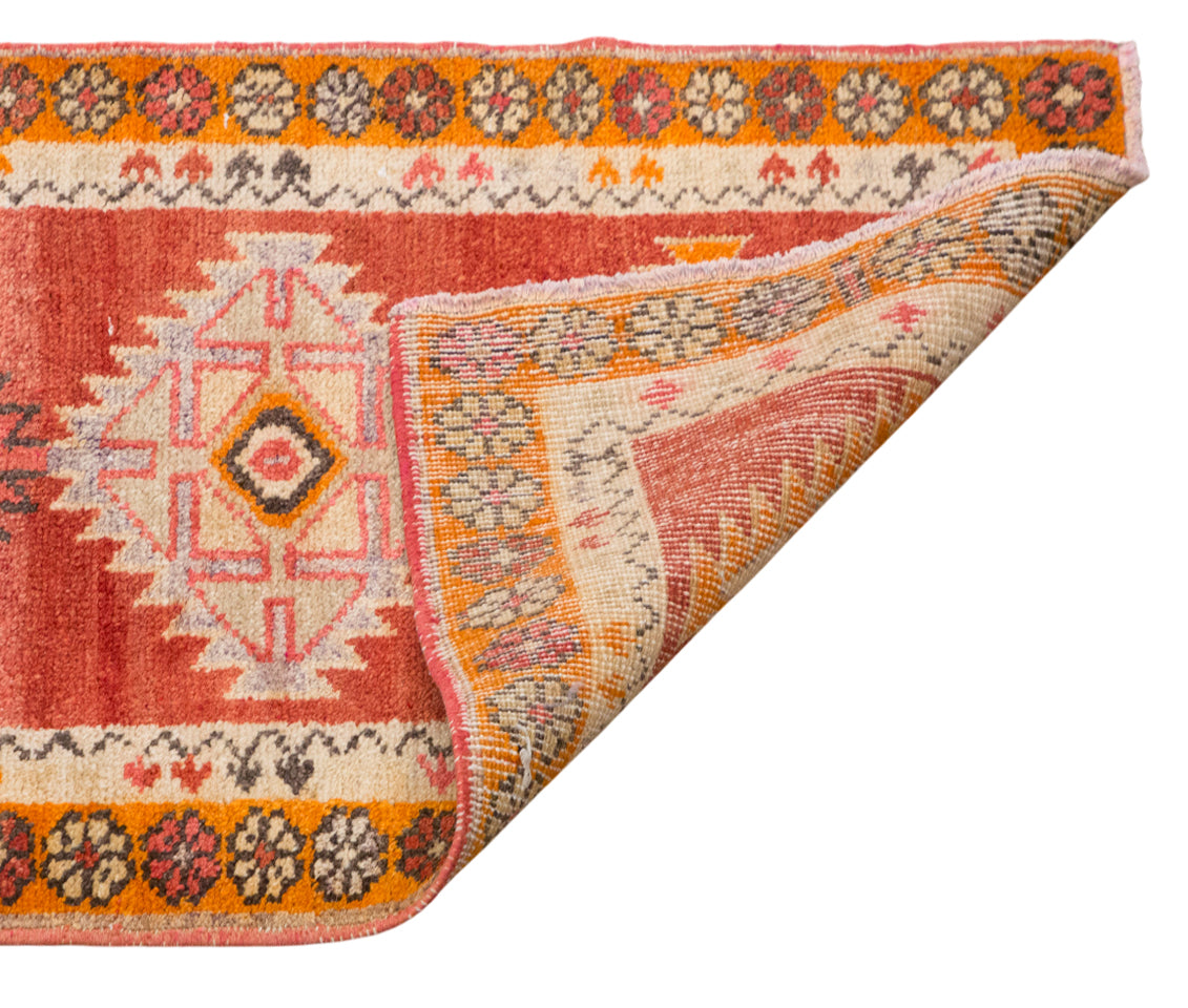 Kurdish Herki Runner 77x535 cm (2.5x17.6 ft)