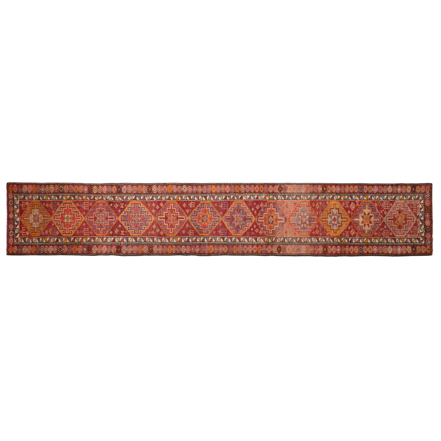 Kurdish Herki Runner 85x475 cm (2.8x15.6 ft)