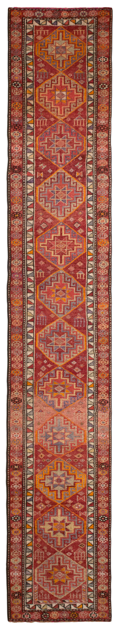 Kurdish Herki Runner 85x475 cm (2.8x15.6 ft)