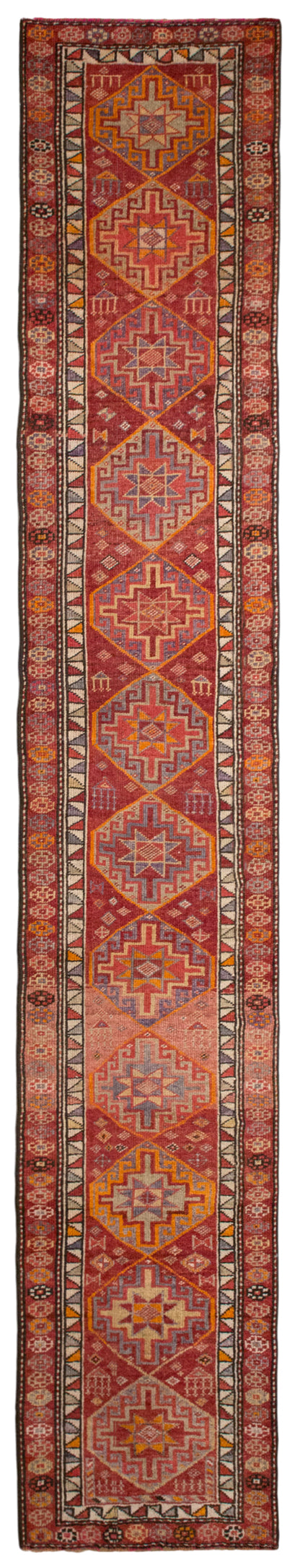 Kurdish Herki Runner 85x475 cm (2.8x15.6 ft)