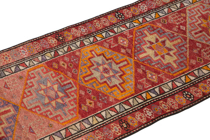 Kurdish Herki Runner 85x475 cm (2.8x15.6 ft)
