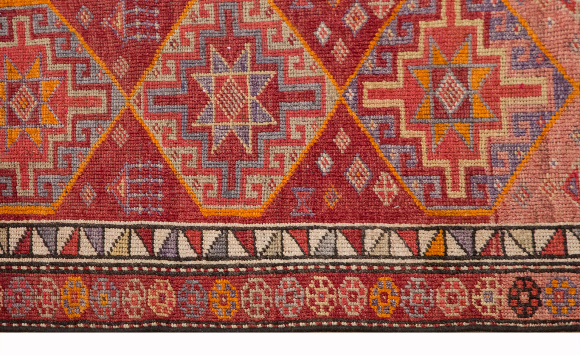 Kurdish Herki Runner 85x475 cm (2.8x15.6 ft)