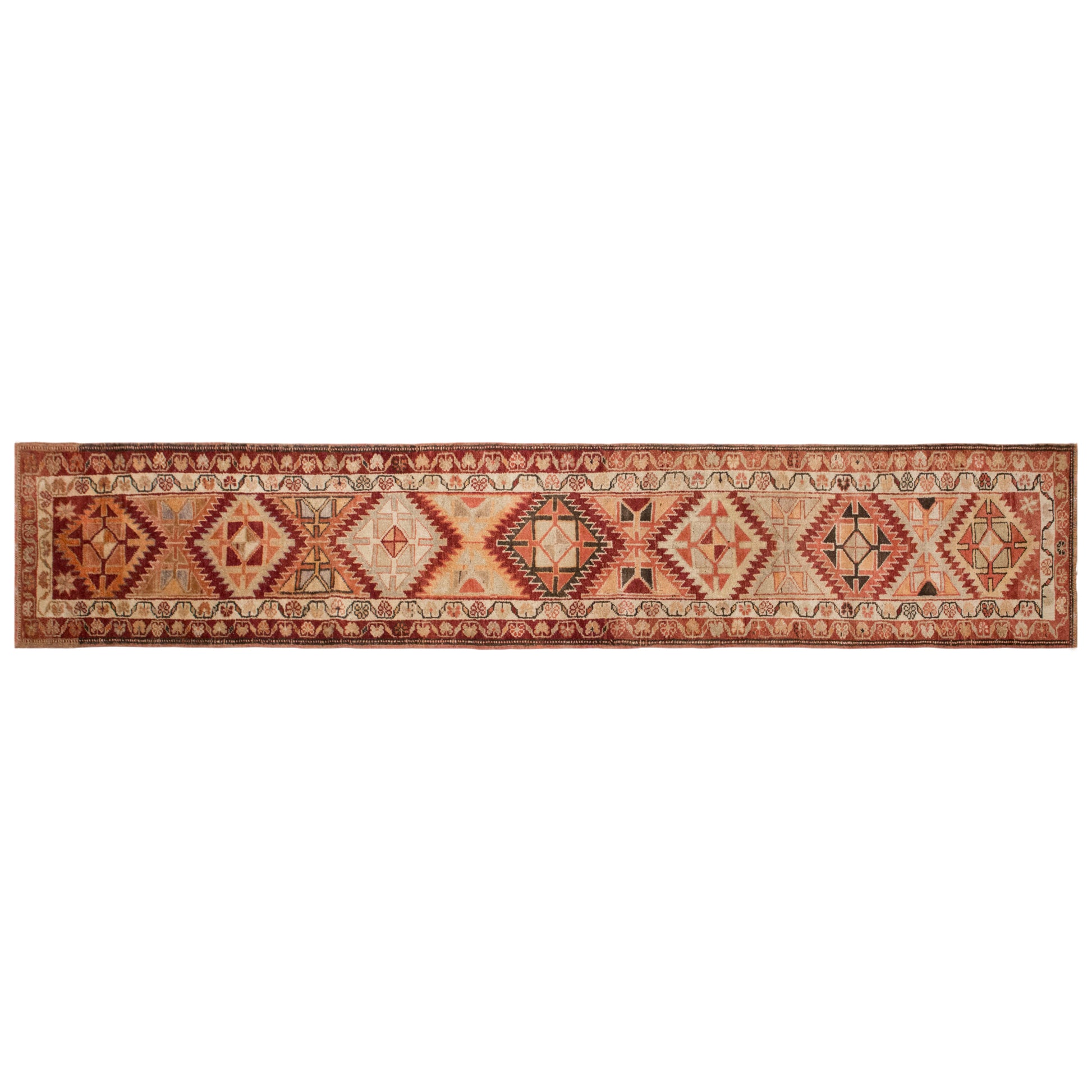 Kurdish Herki Runner 86x450 cm (2.8x14.8 ft)