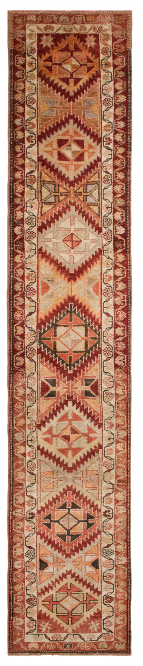 Kurdish Herki Runner 86x450 cm (2.8x14.8 ft)