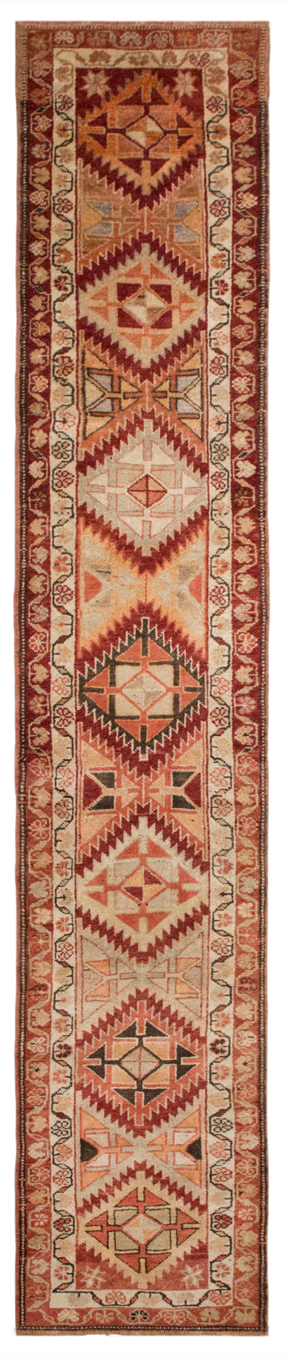 Kurdish Herki Runner 86x450 cm (2.8x14.8 ft)