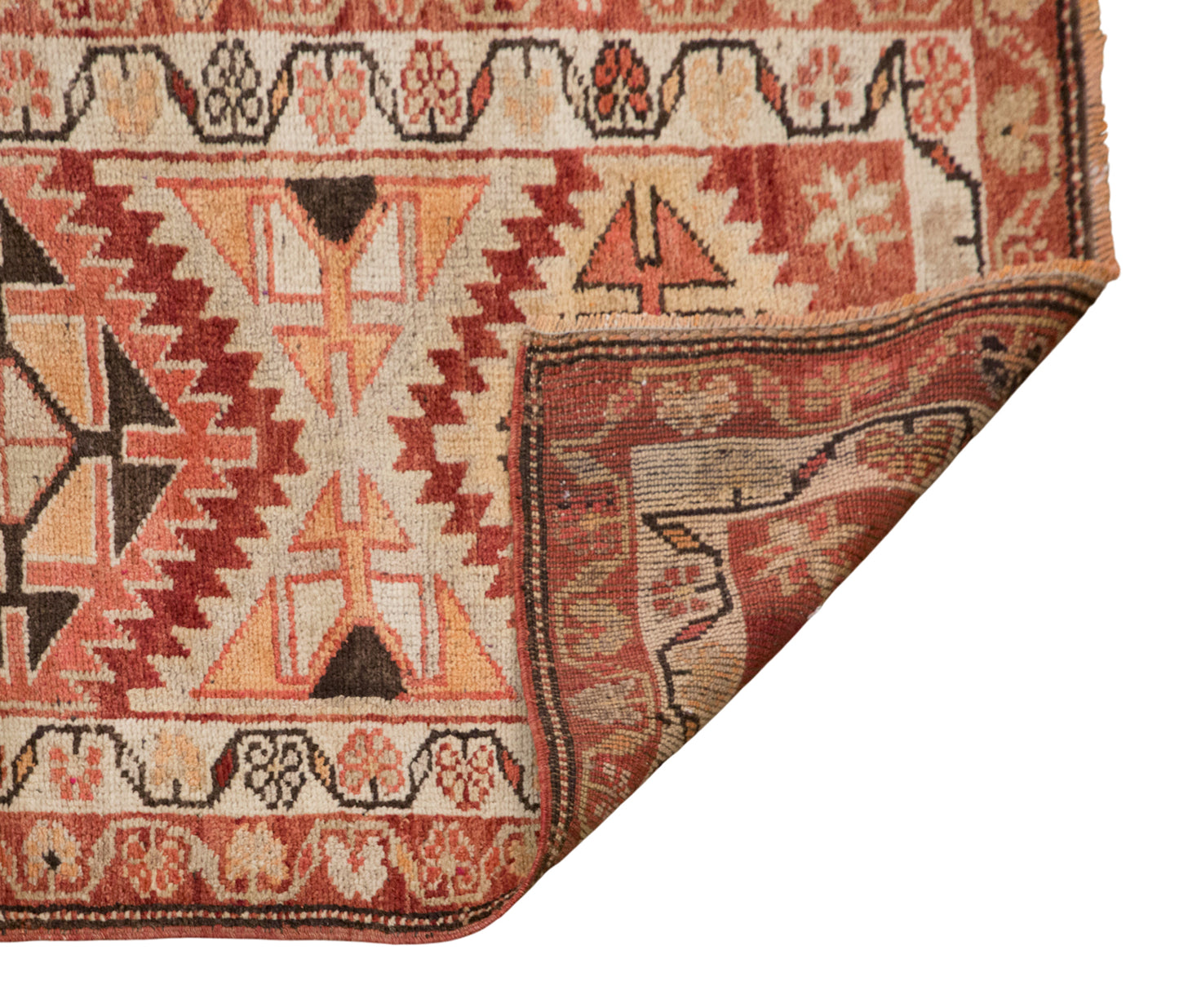 Kurdish Herki Runner 86x450 cm (2.8x14.8 ft)