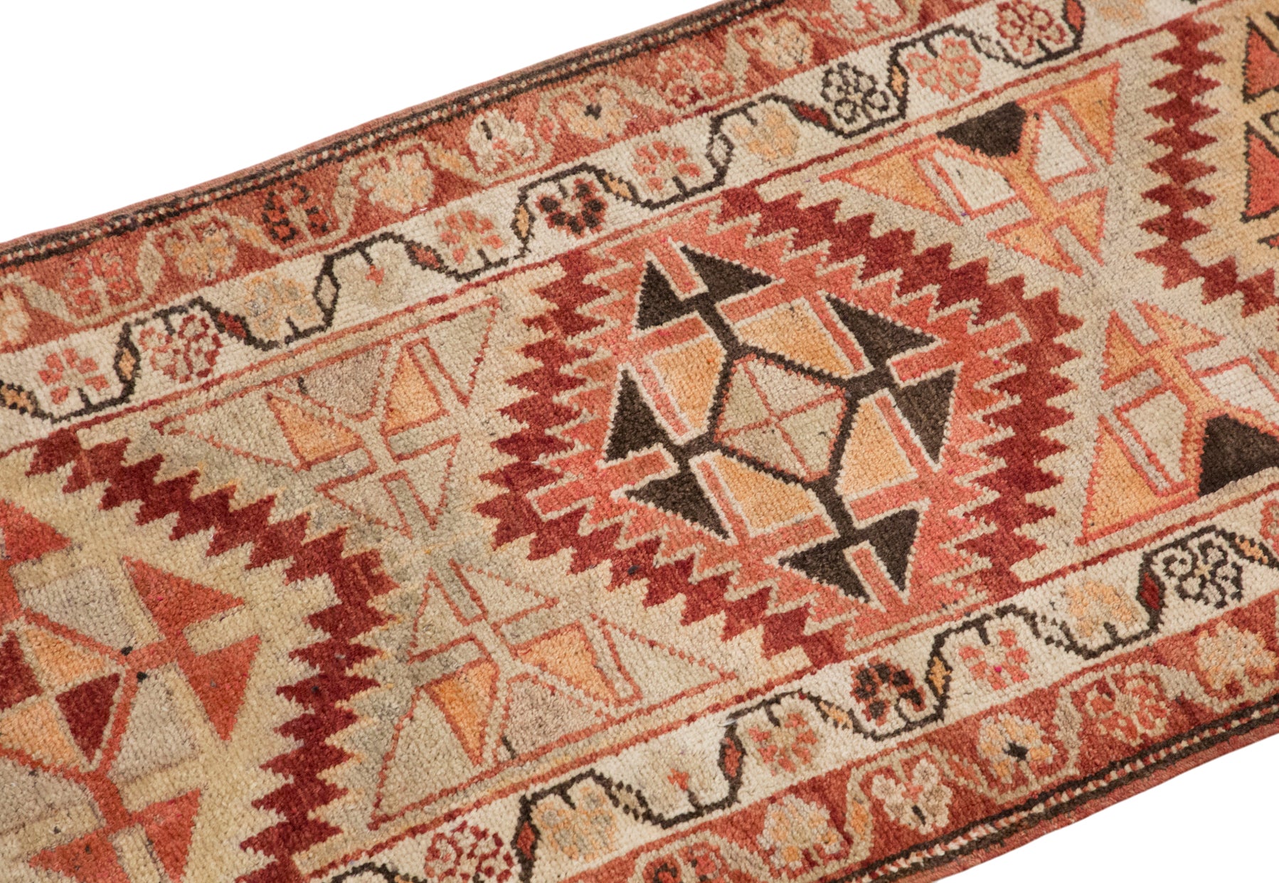 Kurdish Herki Runner 86x450 cm (2.8x14.8 ft)
