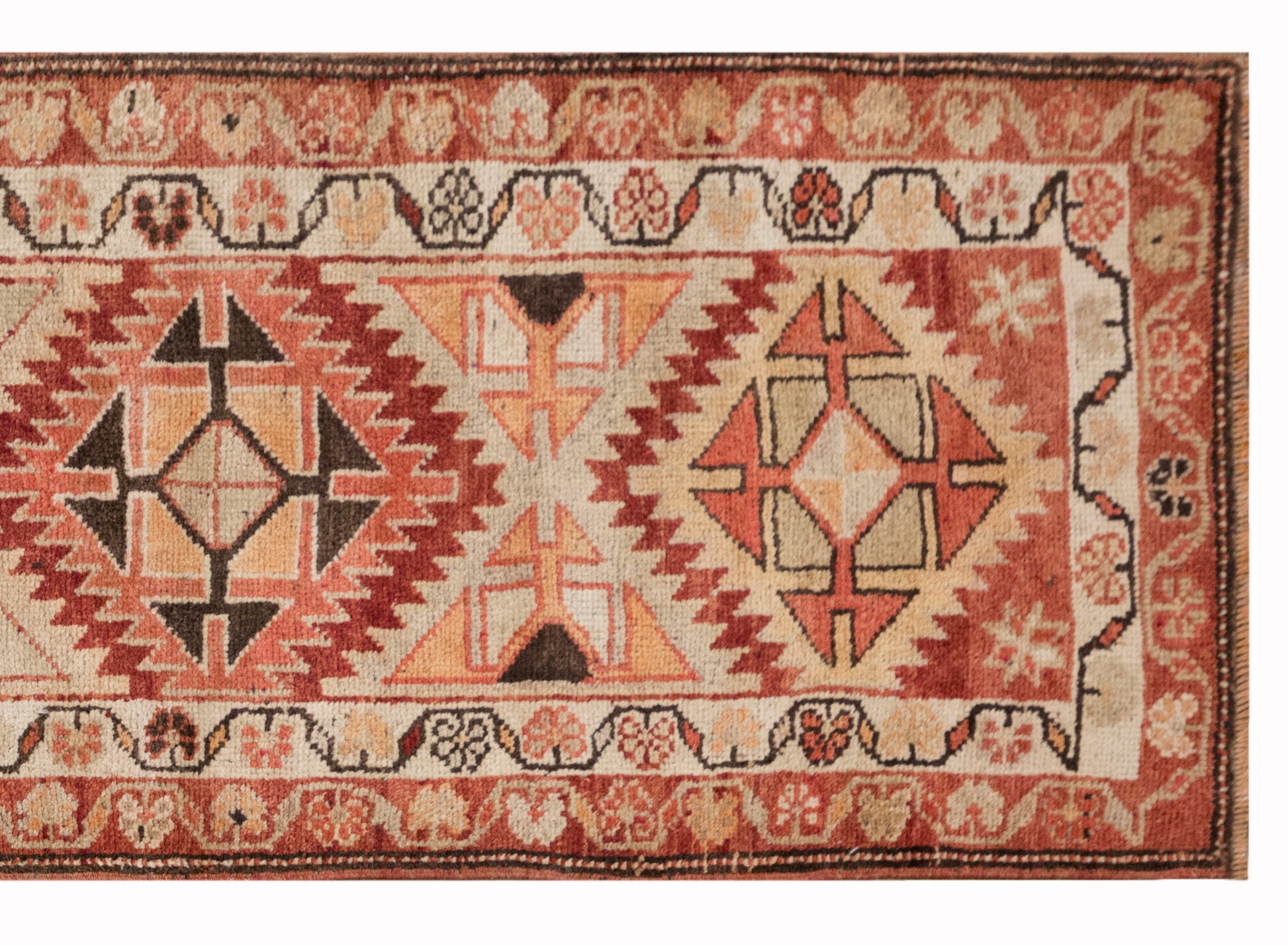 Kurdish Herki Runner 86x450 cm (2.8x14.8 ft)