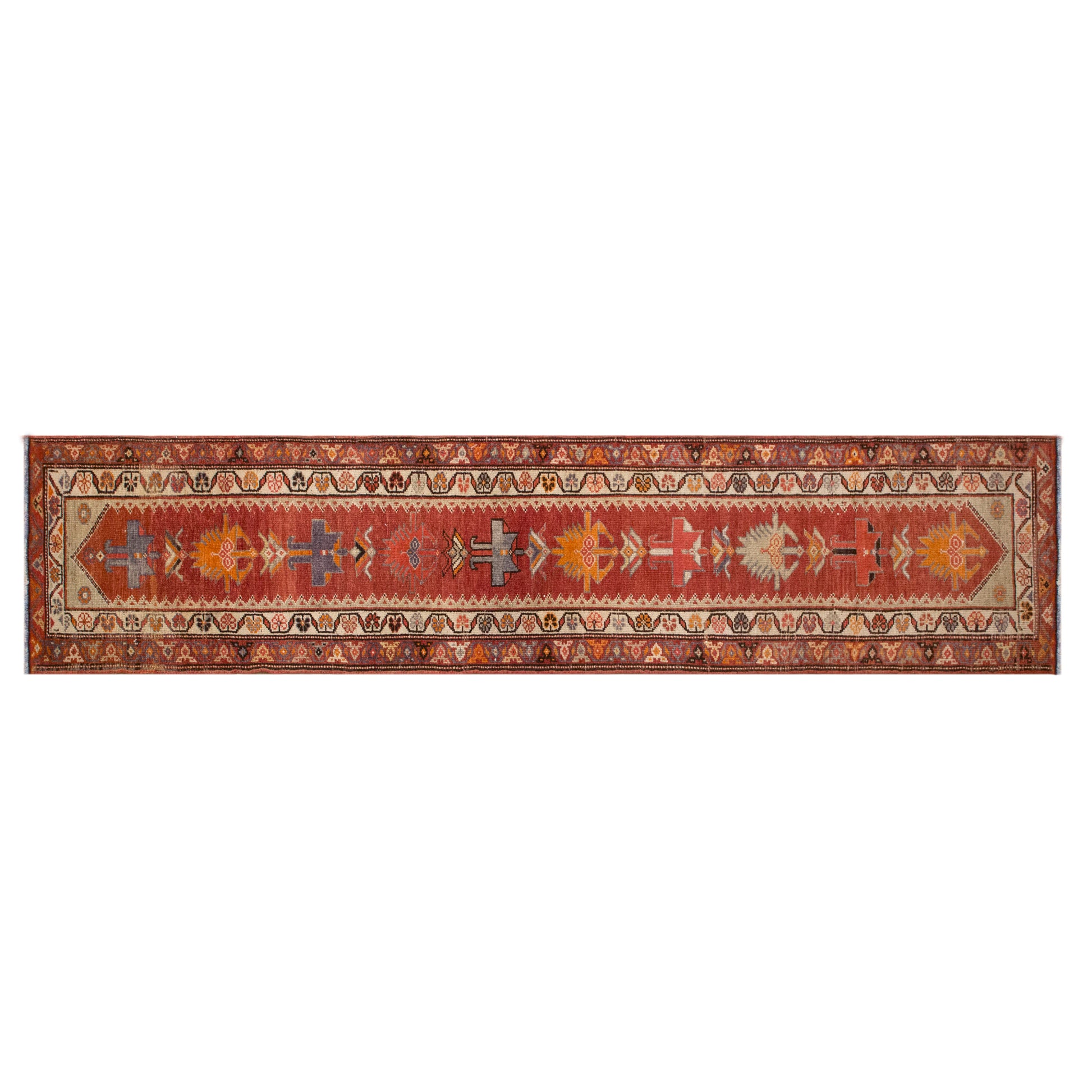 Kurdish Herki Runner 87x385 cm / 2.9x12.6 ft